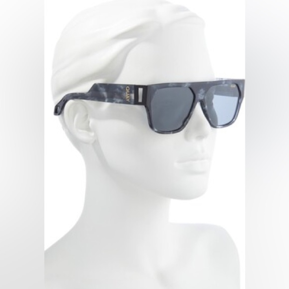 Quay go off grey marble polarized sunglasses